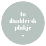 Muurcirkel - In daaldersk plakje - 30 cm