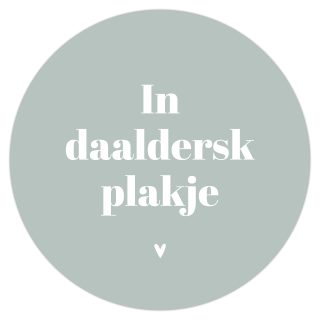 Muurcirkel - In daaldersk plakje - 30 cm