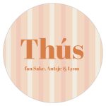 Muurcirkel - Thús fan... - 30 cm