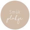 Muurcirkel Smûk plakje - Beige - 30 cm