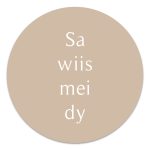 Muurcirkel - Sa wiis mei dy - 20 cm