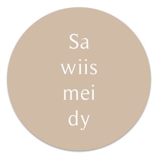Muurcirkel - Sa wiis mei dy - 20 cm
