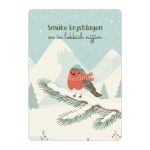 Kerstkaart Smûke krystdagen en in lokkich nijjier - A6