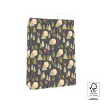 Blokbodemzakken - Holy Night - 5 stuks - 27 x 15 x 34 cm