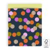 Cadeauzakken - Big Confetti - 5 stuks - 27 x 34 cm