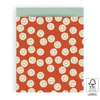 Cadeauzakken - Smileys - 5 stuks - 27 x 34 cm