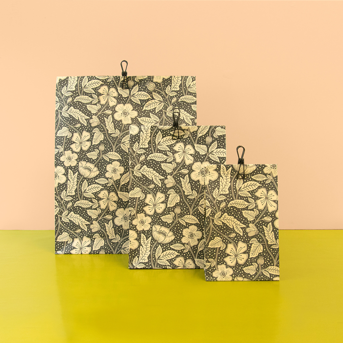 Blokbodemzakken - Poppy Bloemen - 5 stuks - 27 x 15 x 34 cm - Afbeelding 3