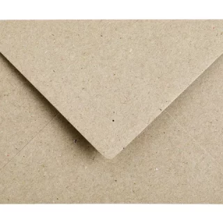 Alternative view of Enveloppen - Kraft grijs gegomd - 6 stuks (114x162mm)