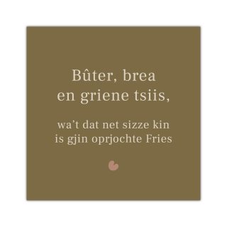 Bordje Bûter, brea en griene tsiis - Forex