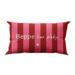 Buitenkussen 'Beppe har plakje' - 50x30 cm