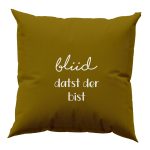 Buitenkussen 'Bliid datst der bist' - 50x50 cm