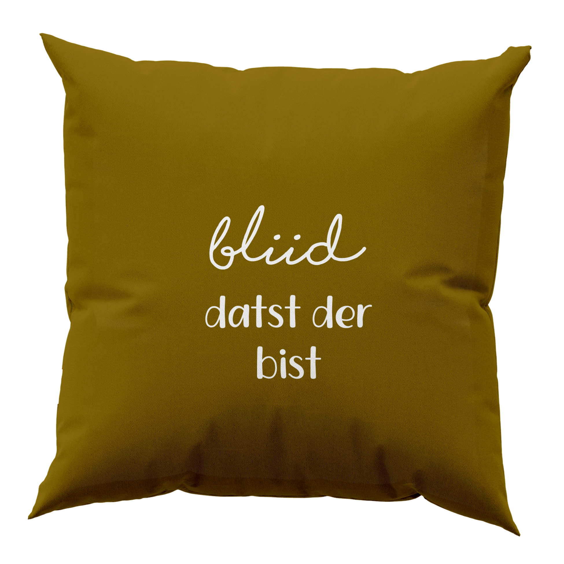 Buitenkussen 'Bliid datst der bist' - 50x50 cm