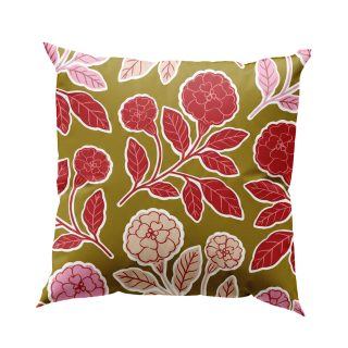 Buitenkussen 'Blommen' - 40x40 cm