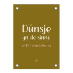 Friese Tuinposter - Dûnsje yn de sinne