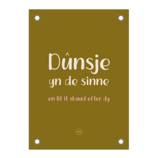 Friese Tuinposter - Dûnsje yn de sinne