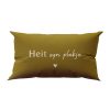 Buitenkussen 'Heit syn plakje' - 50x30 cm