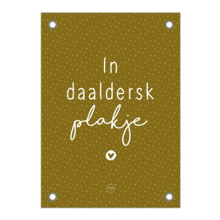 Friese Tuinposter - In daaldersk plakje Groen