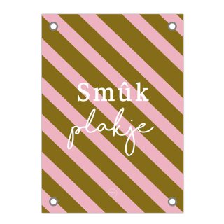 Friese Tuinposter - Smûk plakje