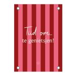 Friese Tuinposter - Tiid om te genietsjen!