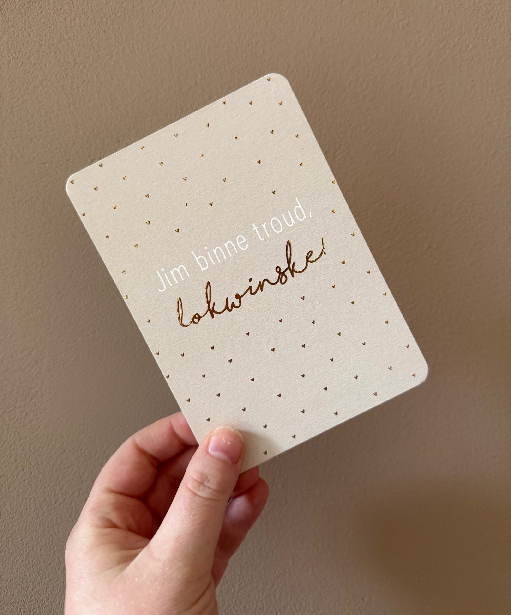 Kaart Troud - Goudfolie - A6 - Afbeelding 2