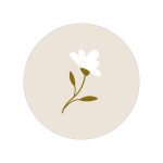 Buiten Muurcirkel Bloemetje - 20 cm