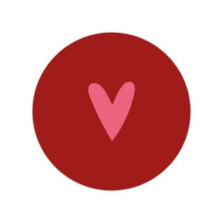 Buiten Muurcirkel Hartje - 20 cm