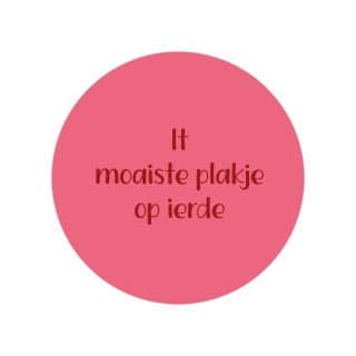 Buiten Muurcirkel It moaiste plakje op ierde - 20 cm