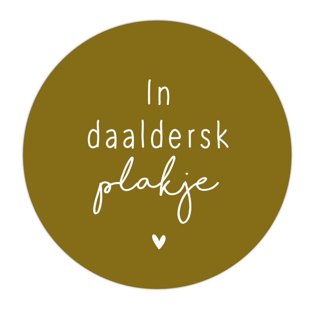 Buiten Muurcirkel In daaldersk plakje – 30 cm Alles van Kruskes